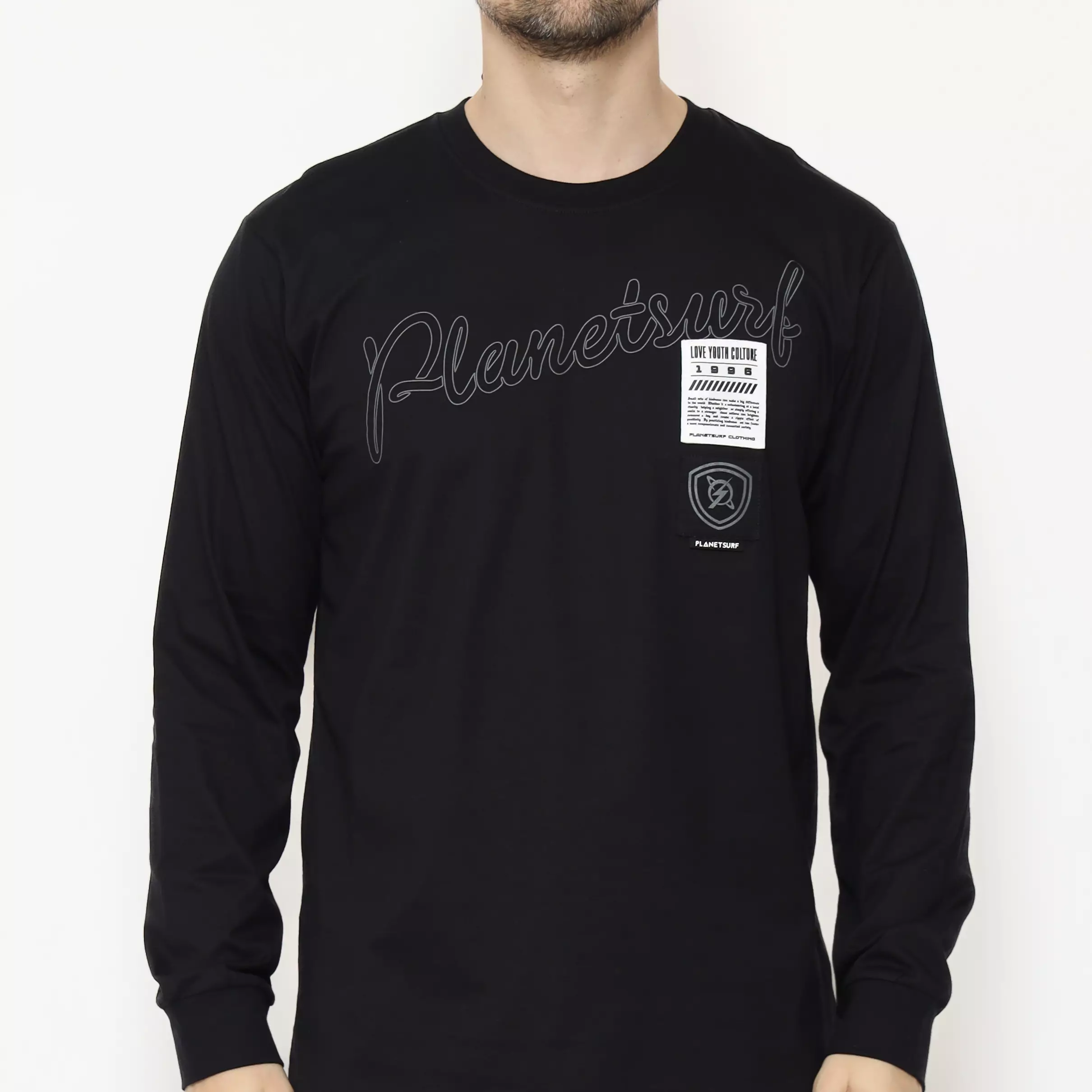 Planet Surf Clothing Kaos lengan panjang Pria Callie  Planet Surf