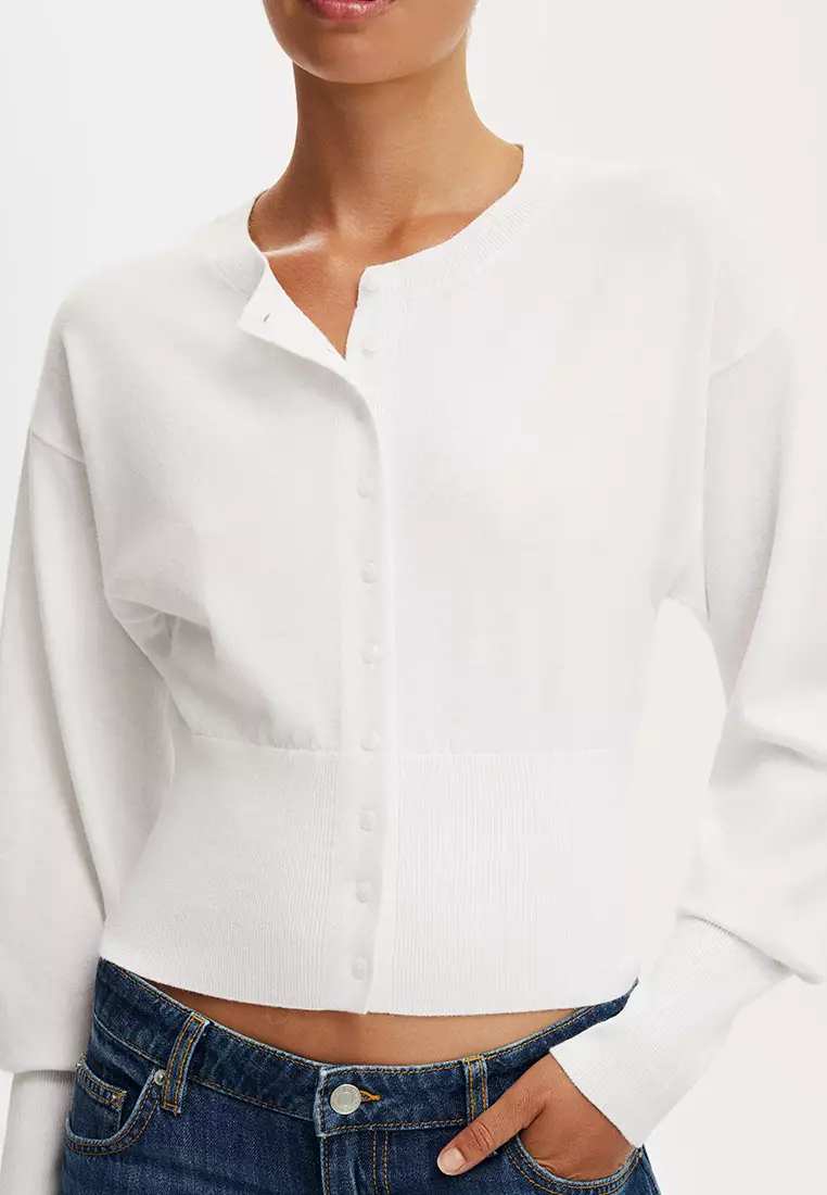 Sara Button Cardigan