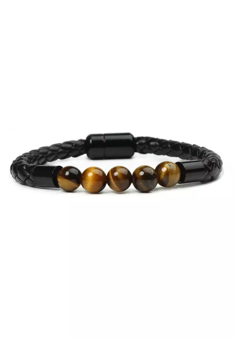 Mens bead clearance and leather bracelets