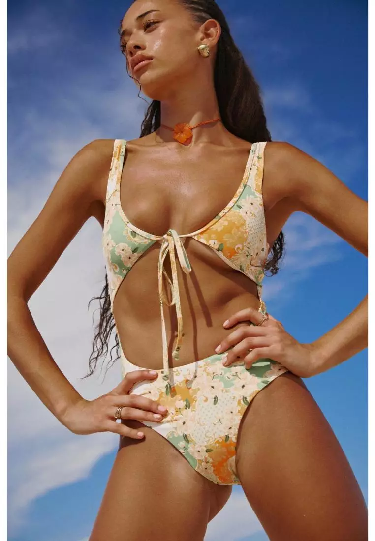 Nikola Cut-Out One Piece Swimsuit / Tres Sirenas