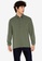 ZALORA BASICS green Long Placket Polo Shirt EFA12AADA5C889GS_1