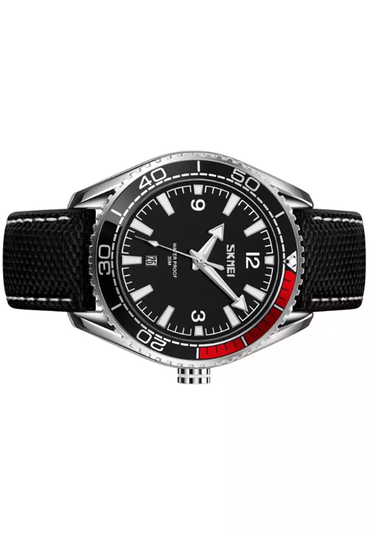 Jam Tangan Analog Pria Waterproof Strap Tali Material PU Leather GN65 ORIGINAL