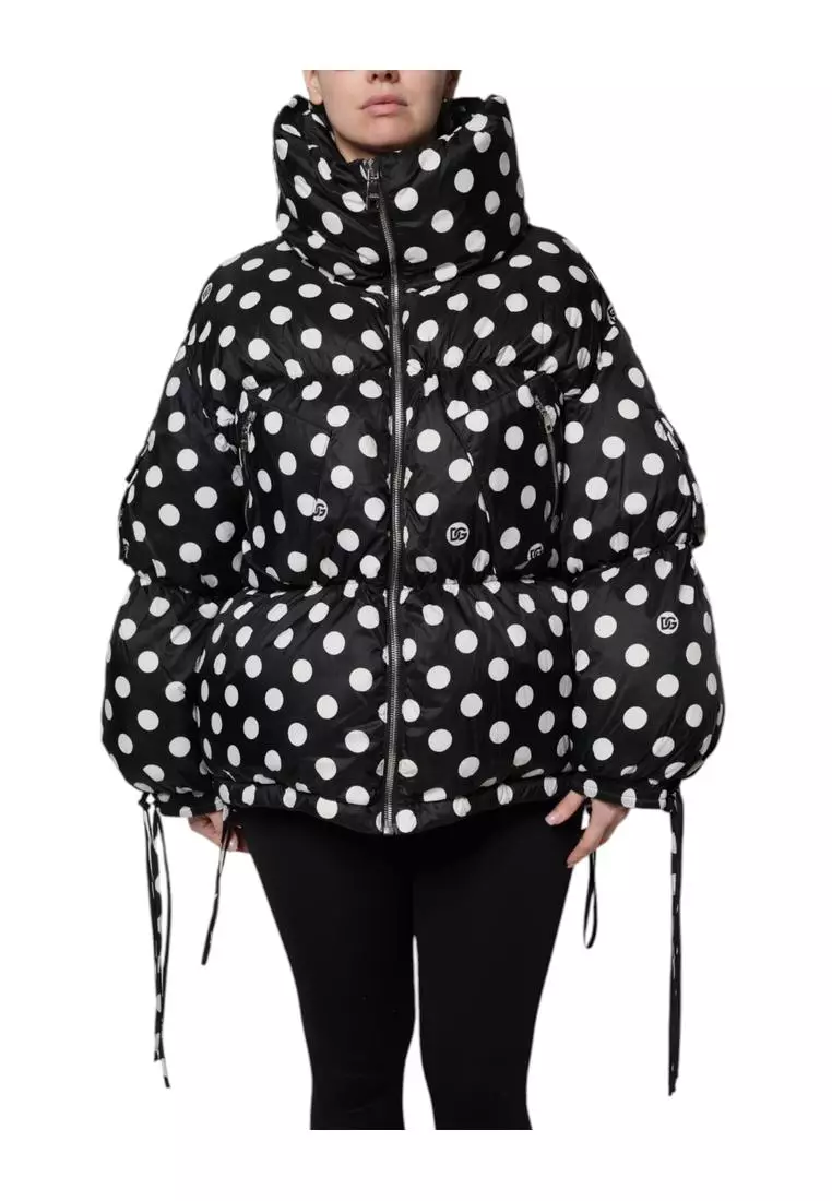 ジャケット・アウター Dolce&Gabbana03aw multizip pufferjacket DOLCE & GABBANA Jacket Silver Iridescent Puffer Full Zip Coat IT40