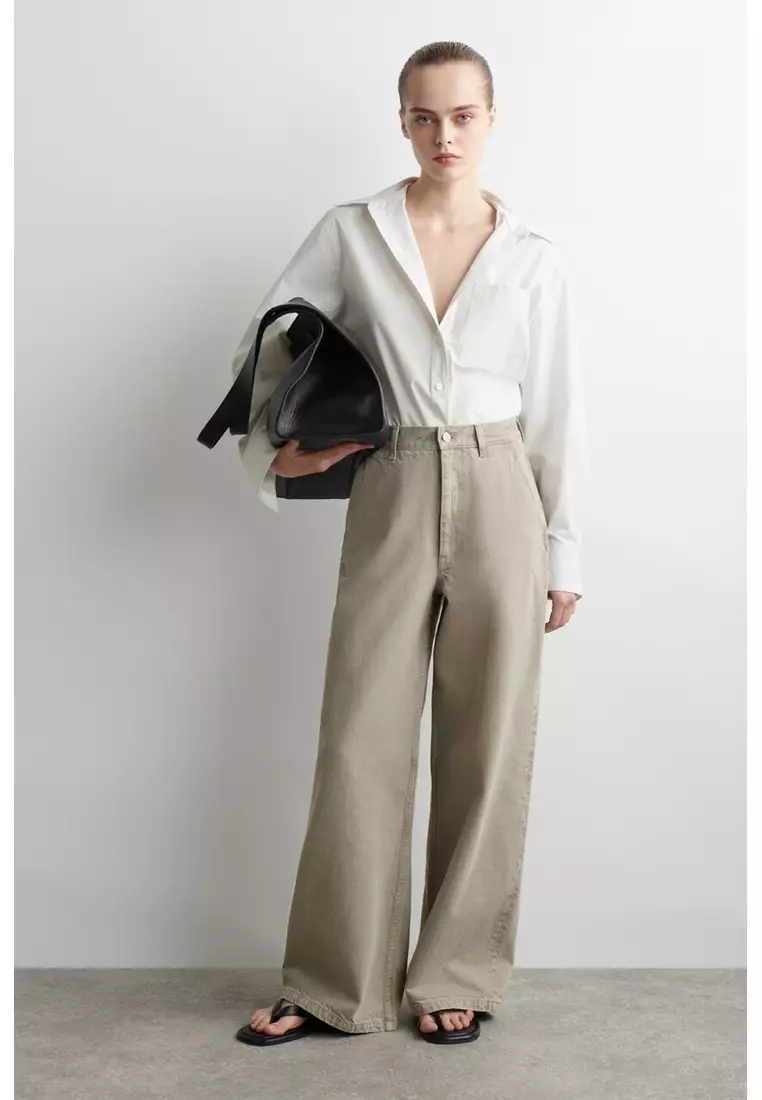 Buy COS WIDE-LEG DENIM TROUSERS 2026 Online | ZALORA