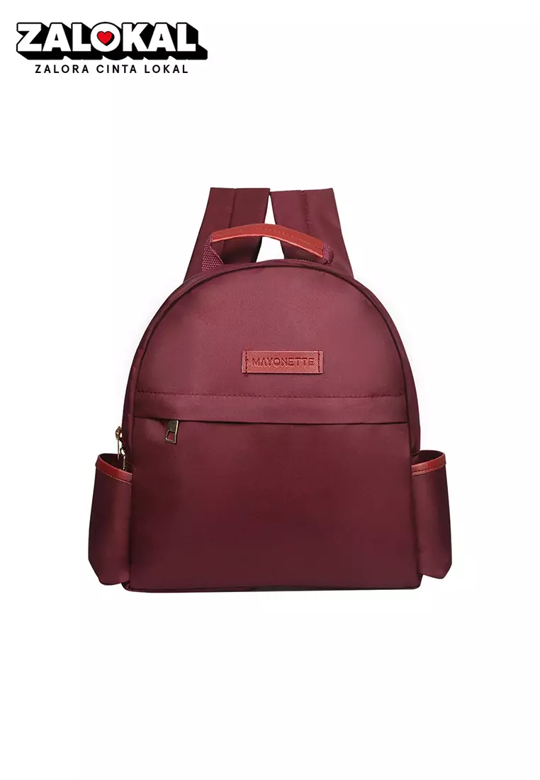 MAYONETE Danisse Backpack - Tas Fashion Wanita - Women's Backpack - Maroon