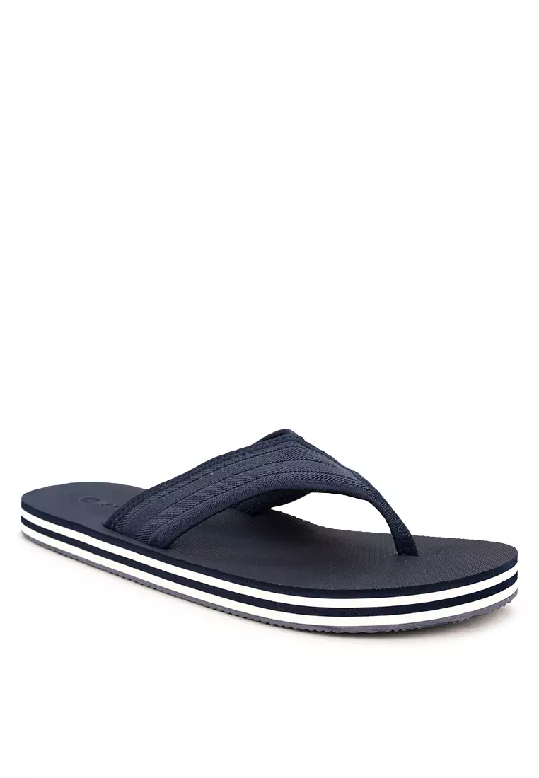 Discount on Sperry  shoes - SKU: Men’s Beacon Elastic Thongs Midnight Navy