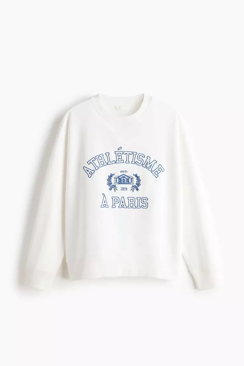Motif-detail sweatshirt
