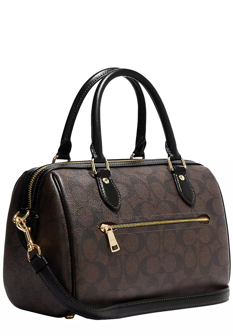 Coach satchel purse brown clearance