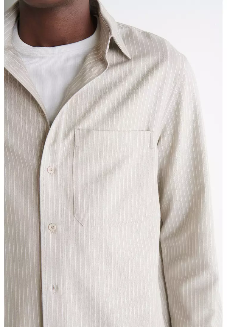 RELAXED TWILL SHIRT
