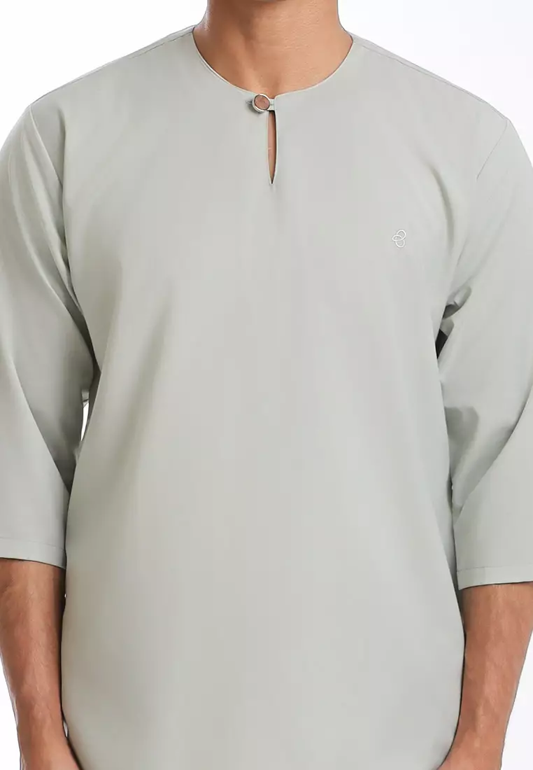 Byford Kurta Tiga Suku Slim Fit - 3926003A-40LightGreen