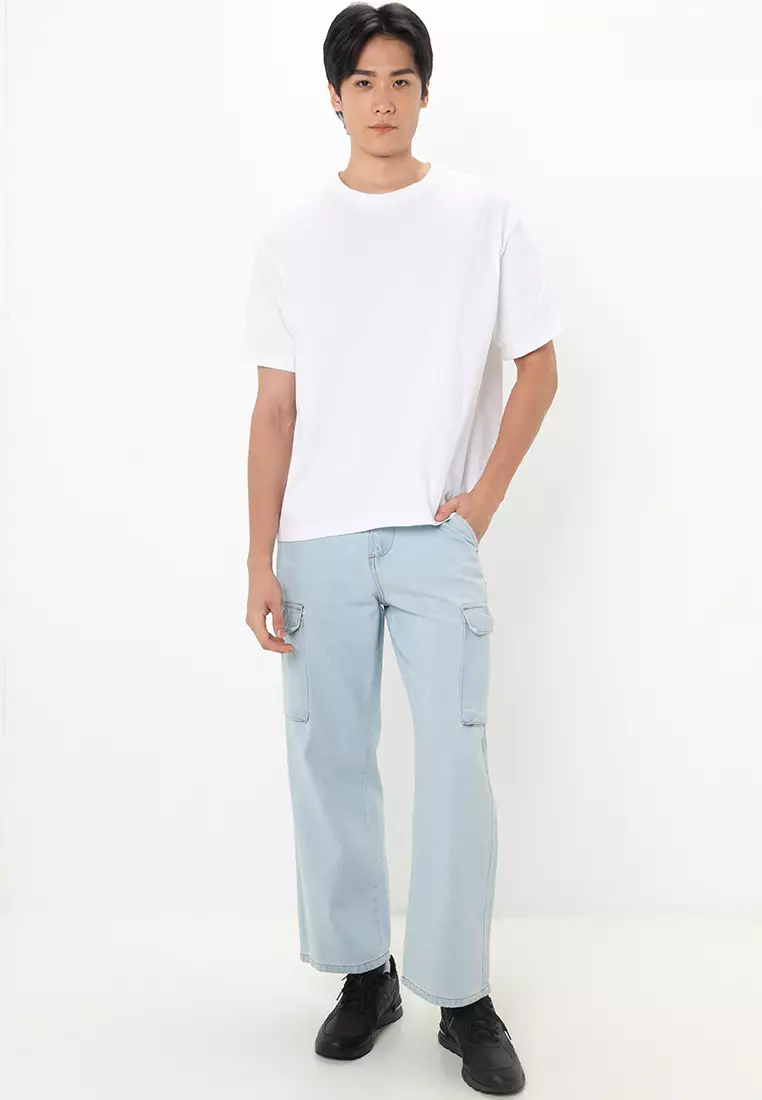 Wide Leg Cargo Jeans