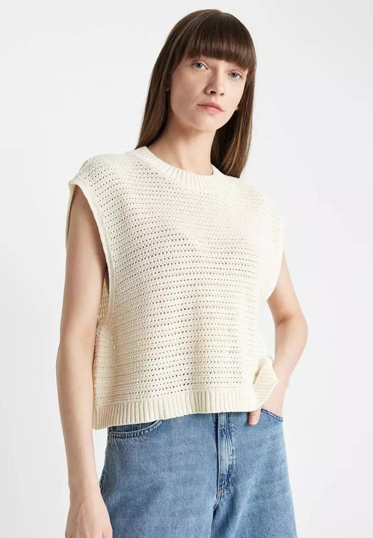 Relax Fit Crew Neck Knitted Sweater
