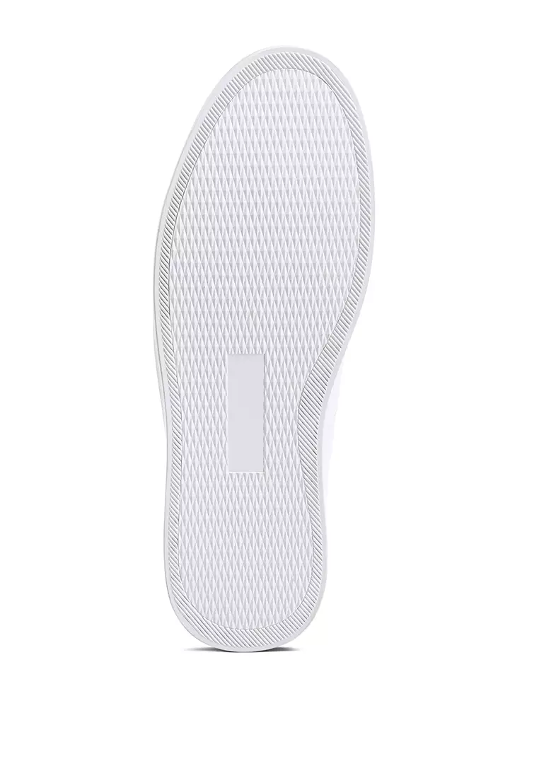 London Rag Contrasting Sole Men's Sneakers in White 2026 | Buy London ...