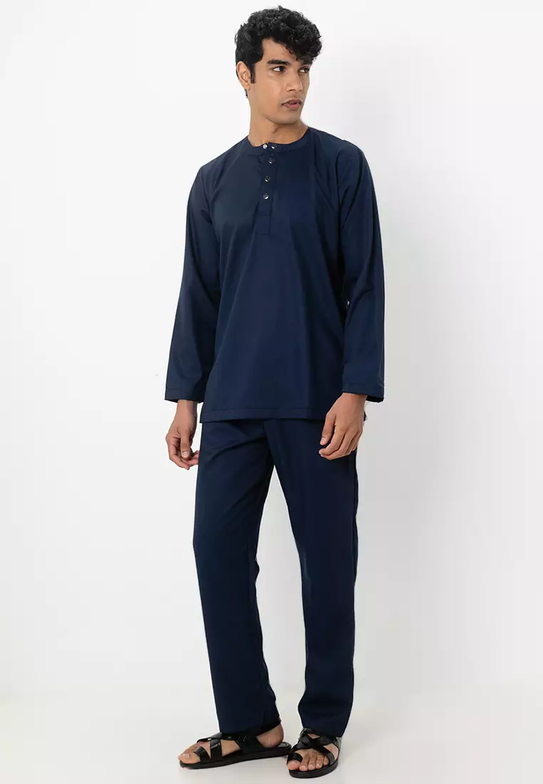 JASPAR 鈕扣領現代Baju Melayu套裝