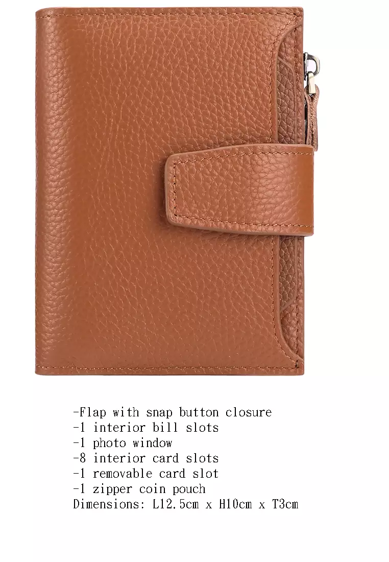 Pebbled Cow Leathers Short Wallet