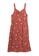 Abercrombie & Fitch red Clean Cinched Midi Dress C24A5KA7DDAB20GS_1