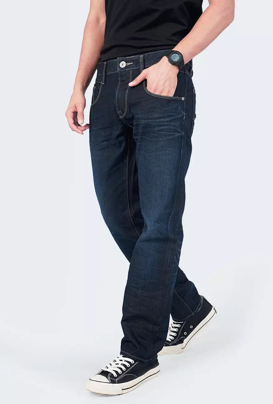 Celana Jeans Pria Slimfit I8