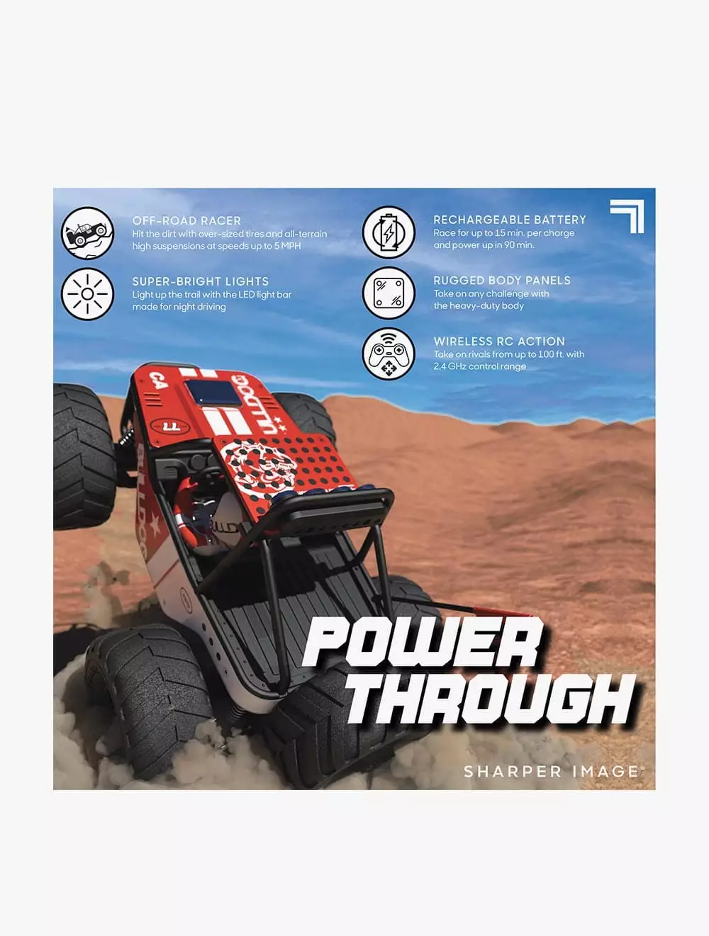 Sharper Image Toy RC Off Road Bulldog Buggy - DCP1212010051