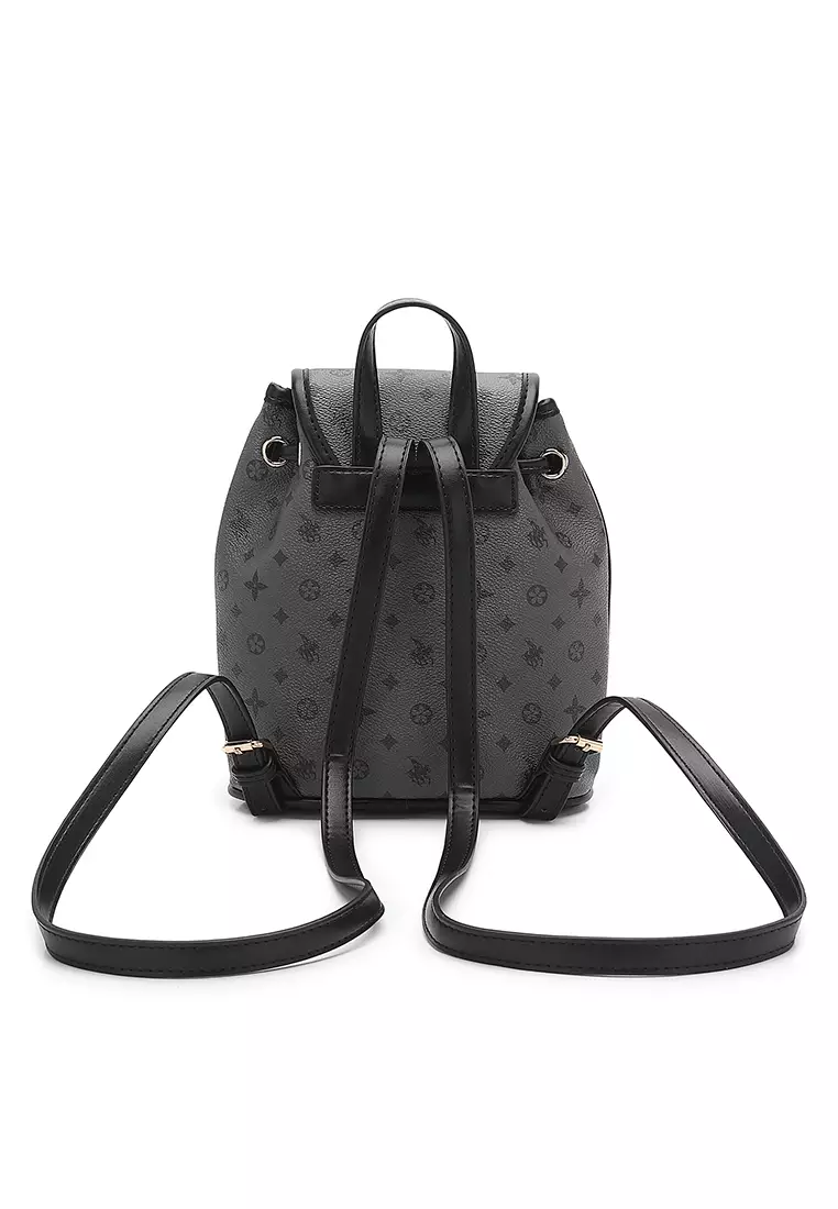 Women's Monogram Mini Backpack - Black
