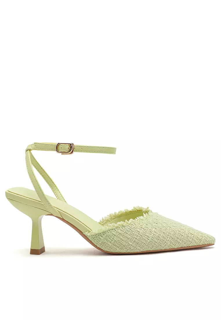 Discount on Twenty Eight Shoes  shoes - SKU: 6.5CM Pointed Strap Mid Spool Heels BY1668-7