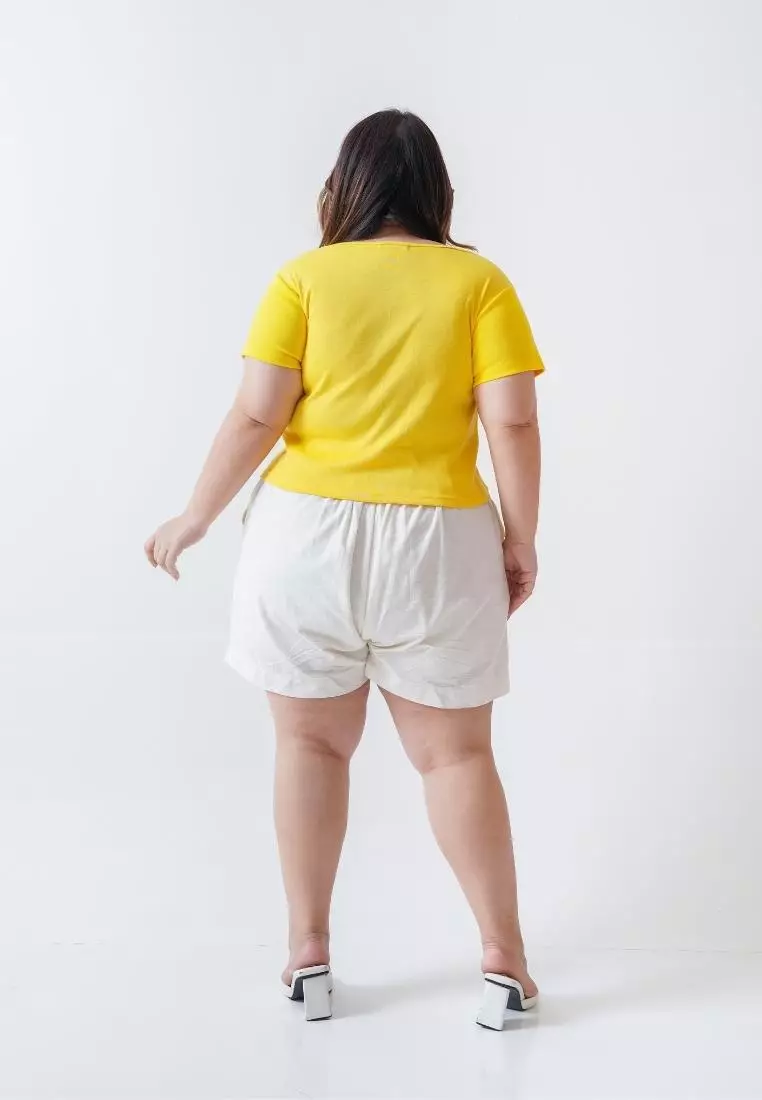 plus size marcia crop top sunny