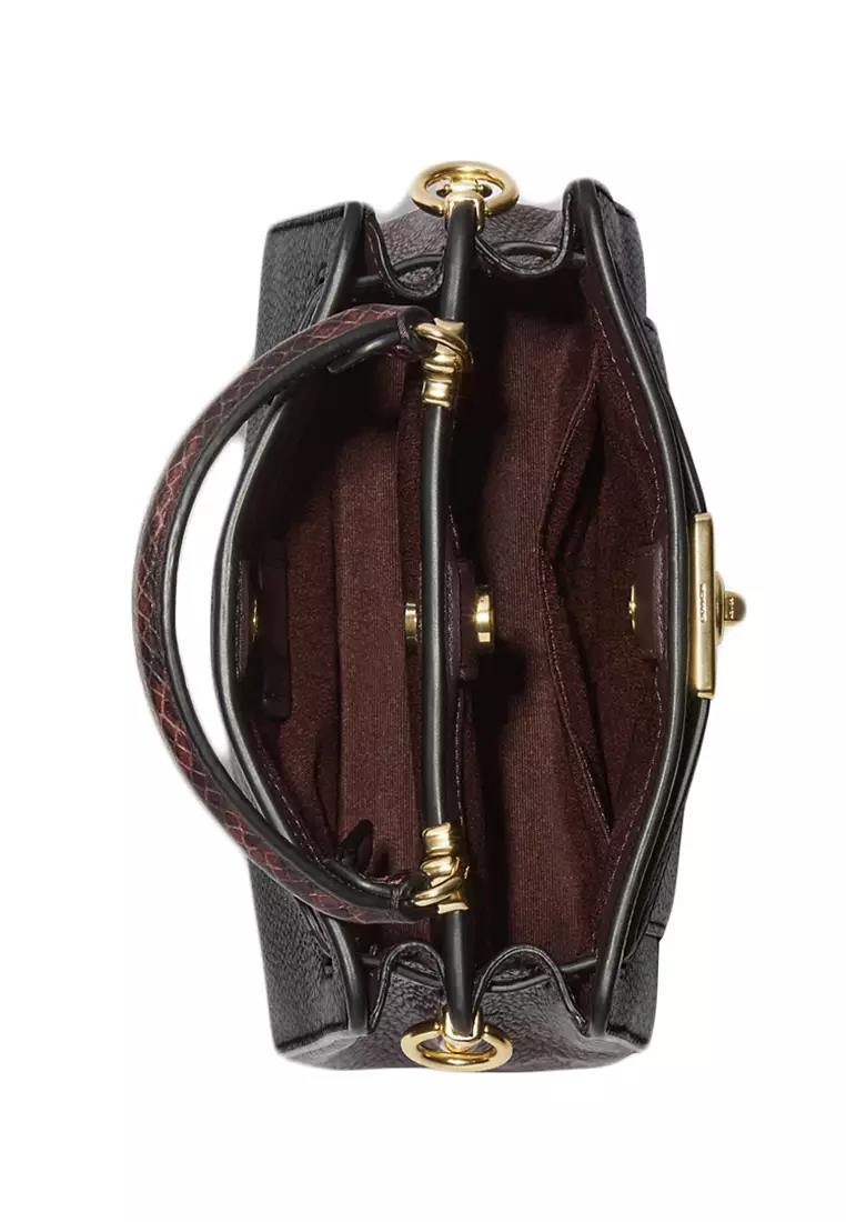 Mini Lane Top Handle Bag - Black