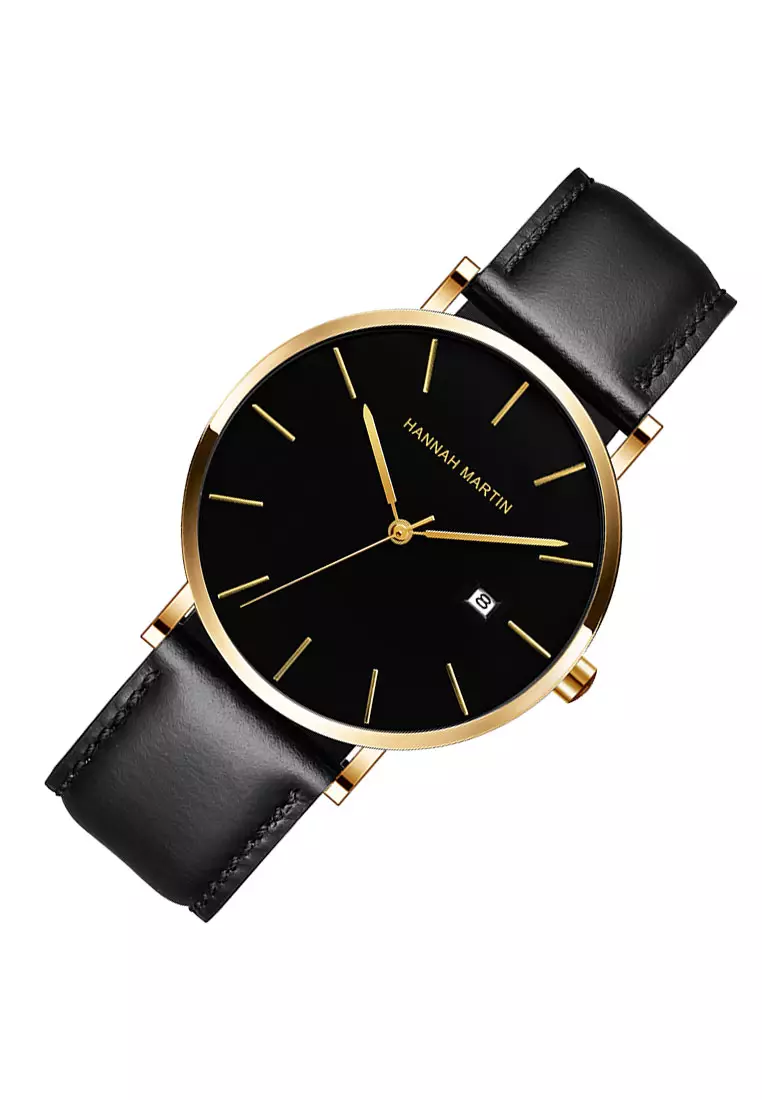 Watch new arrivals black leather