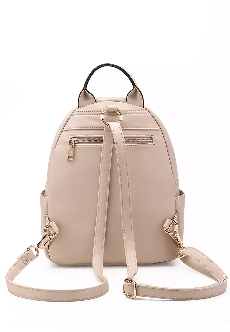 GYKACO TAKA Beige - Tas Ransel Wanita - Fashion Backpack (IMPORT)