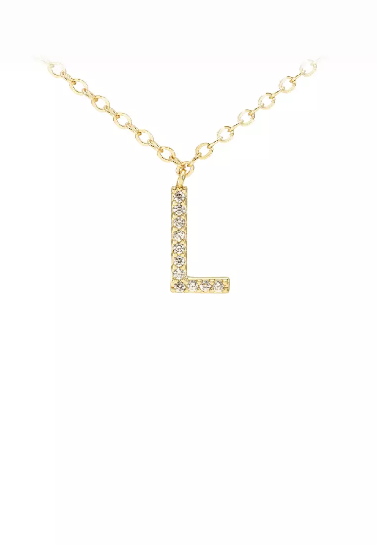 Gold l pendant online