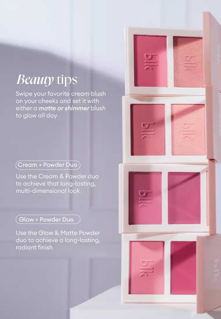 daydream dual blush palette powder - dreamy dahlia