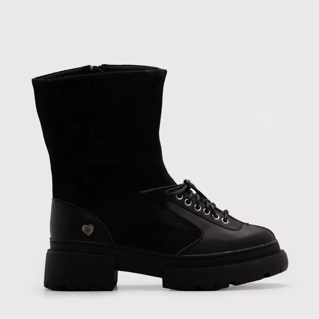 Adorable Projects - Picha Boots Genuine Leather Black - Sepatu Wanita
