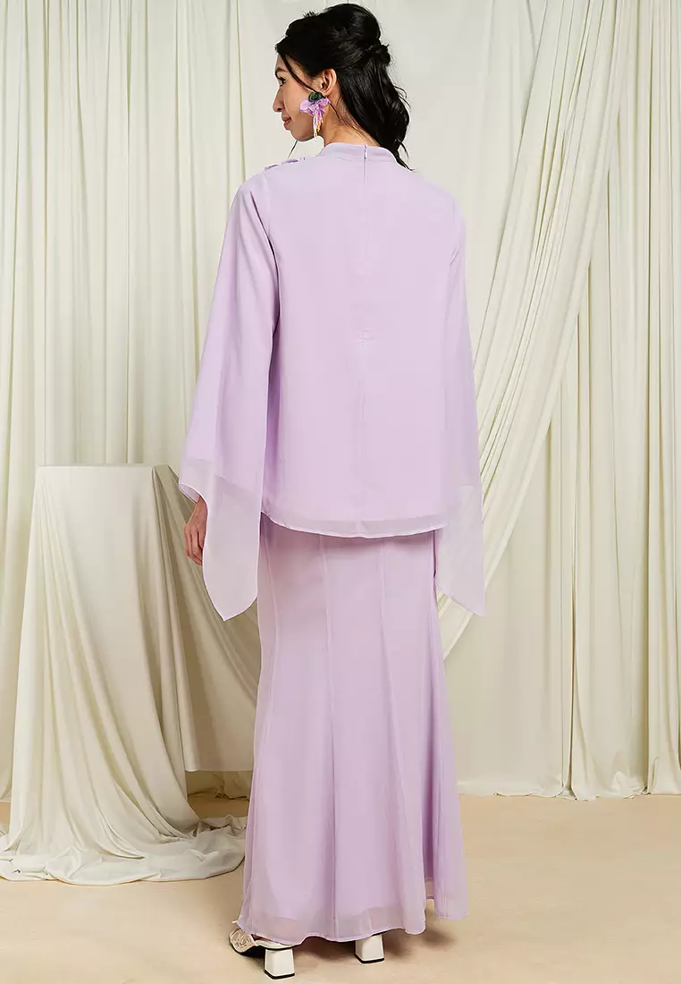 Adra Ruffles Kurung Set