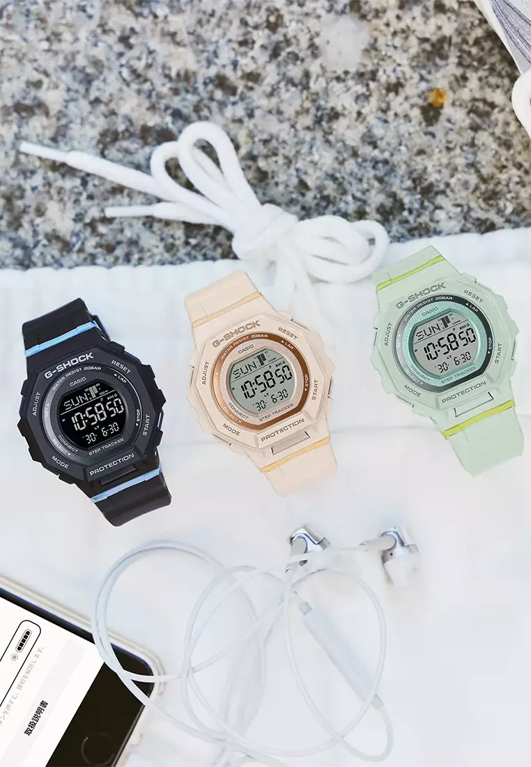 Casio G-Shock Jam Tangan Digital Wanita - Black Resin Band - GMD-B300-1D