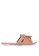 ANINA brown Roux Slide Sandals CC11DSHA2A1A13GS_1