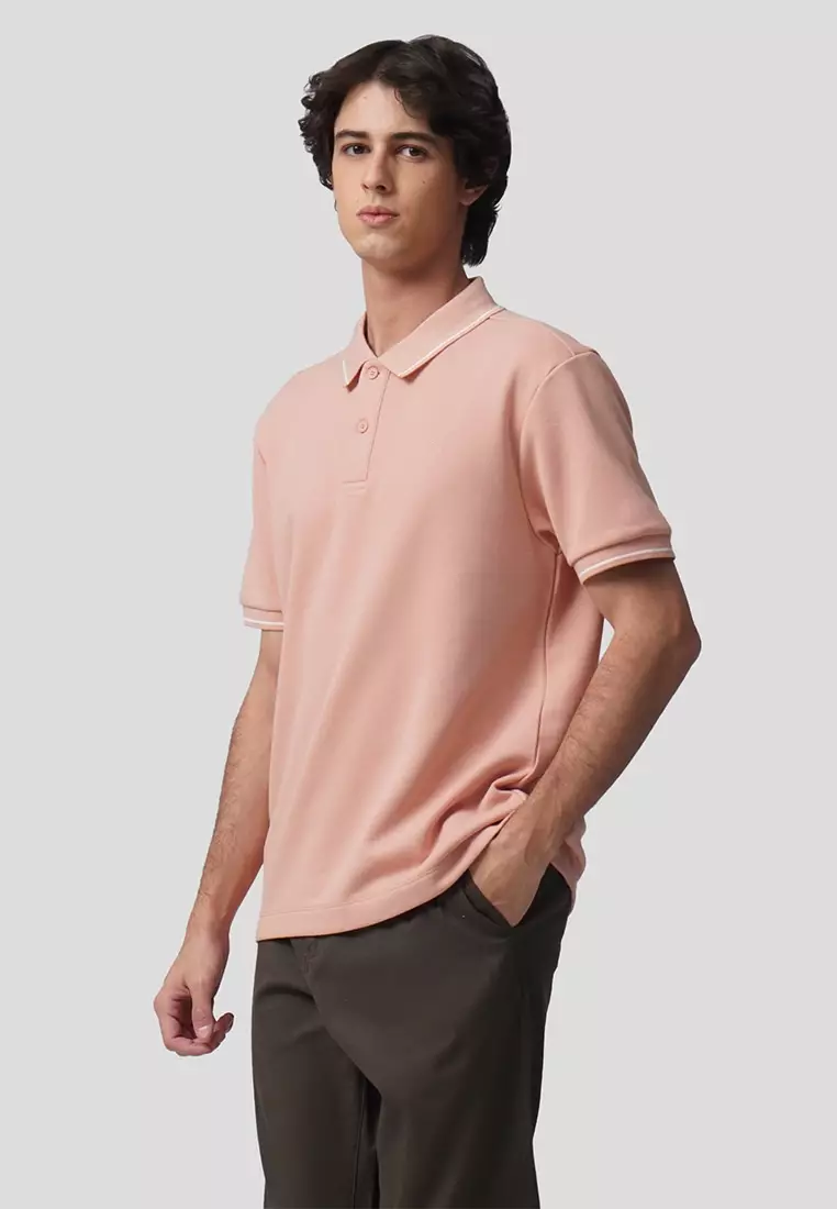 Premium Regular Fit Polo Shirt With Contrast Tipping