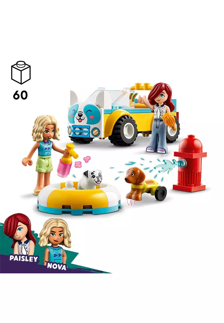 Friends 42635 Dog-Grooming Car, Age 4+, Building Blocks, 2024 (60pcs)