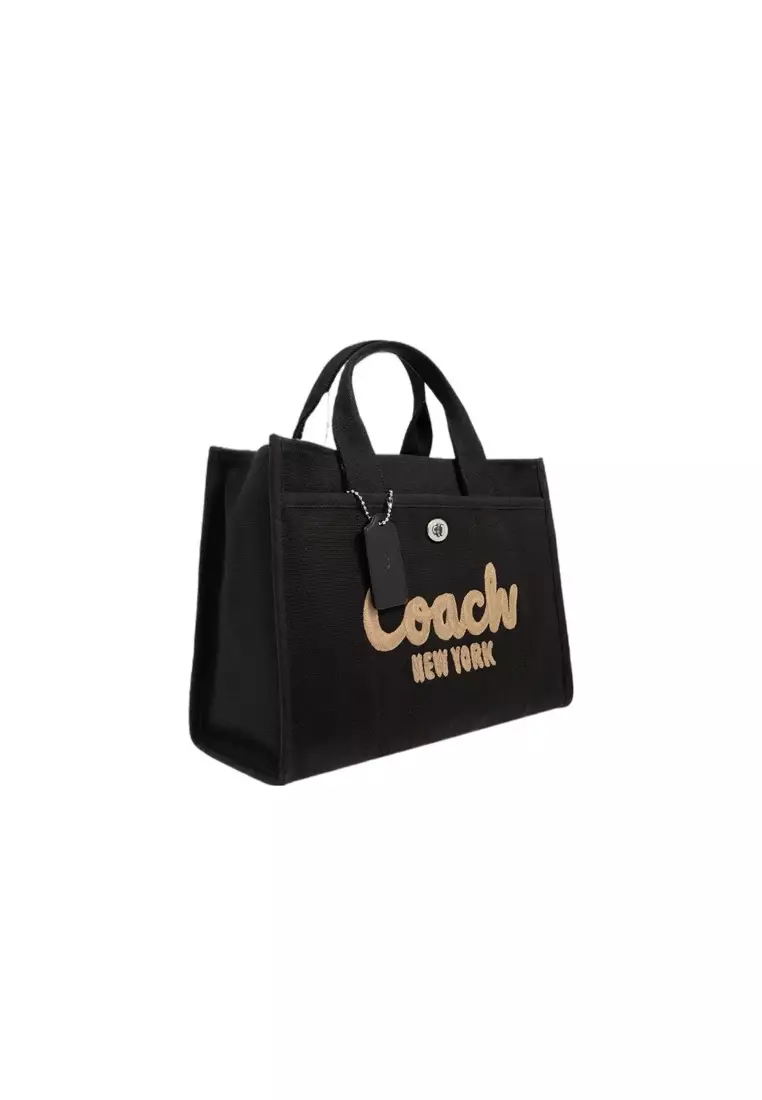 Buy Coach Cargo Tote Bag In Black CP158 2025 Online | ZALORA