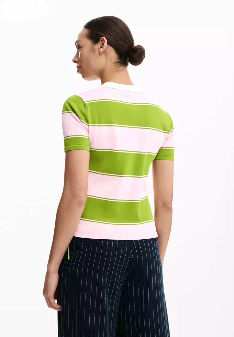 Polo shirt with laces