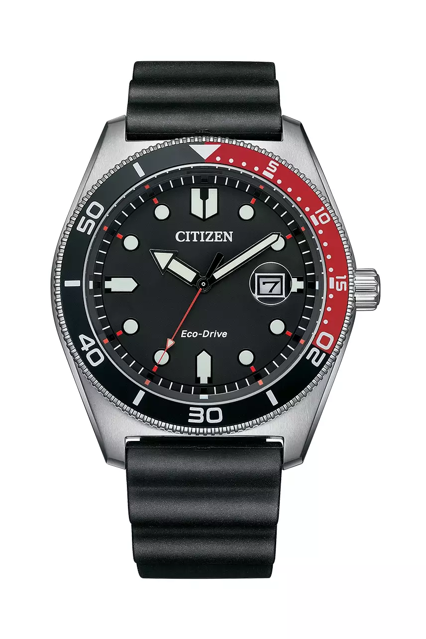 Jual Citizen Men AW1769-10E Eco Drive Stainless Steel Rubber Strap