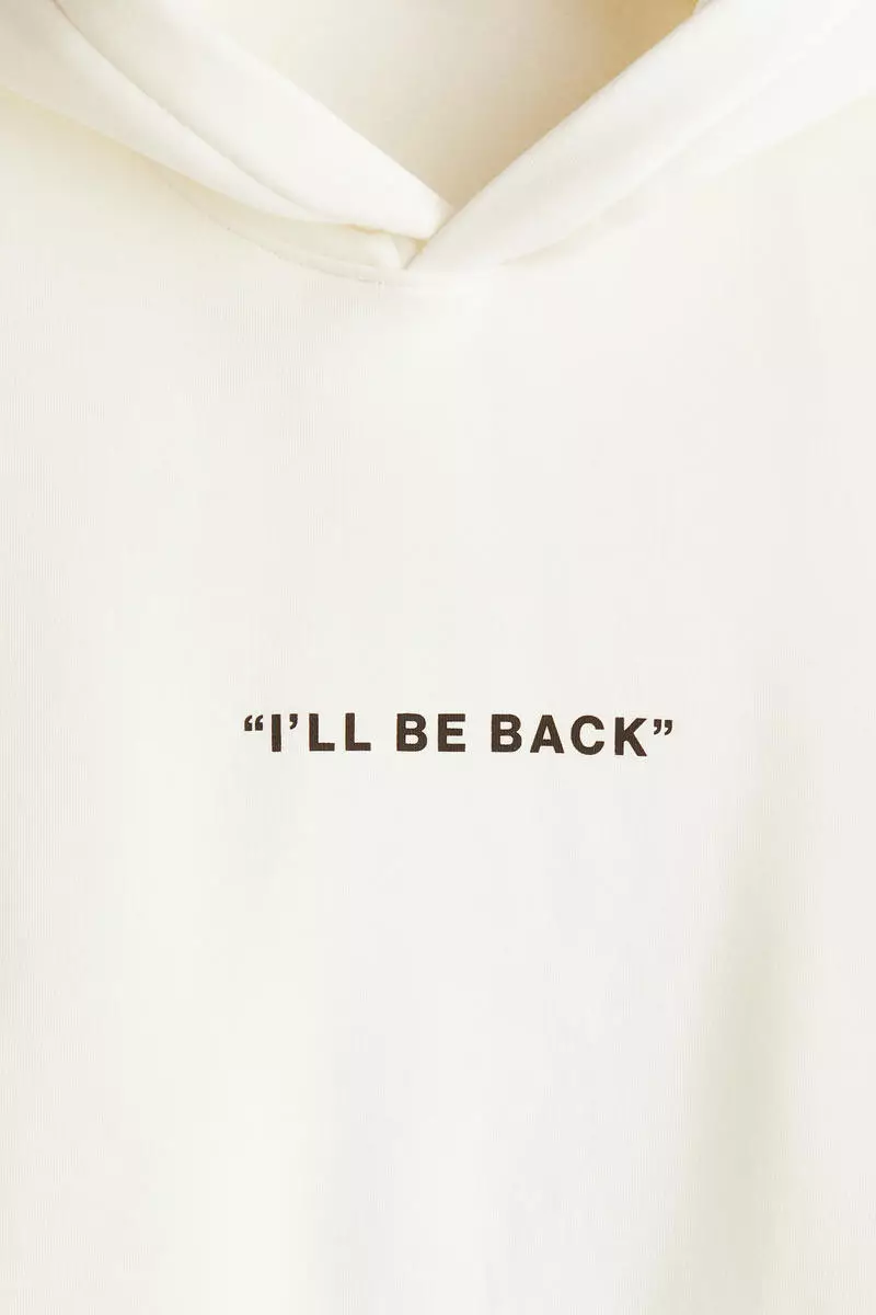 Loose Fit Printed hoodie