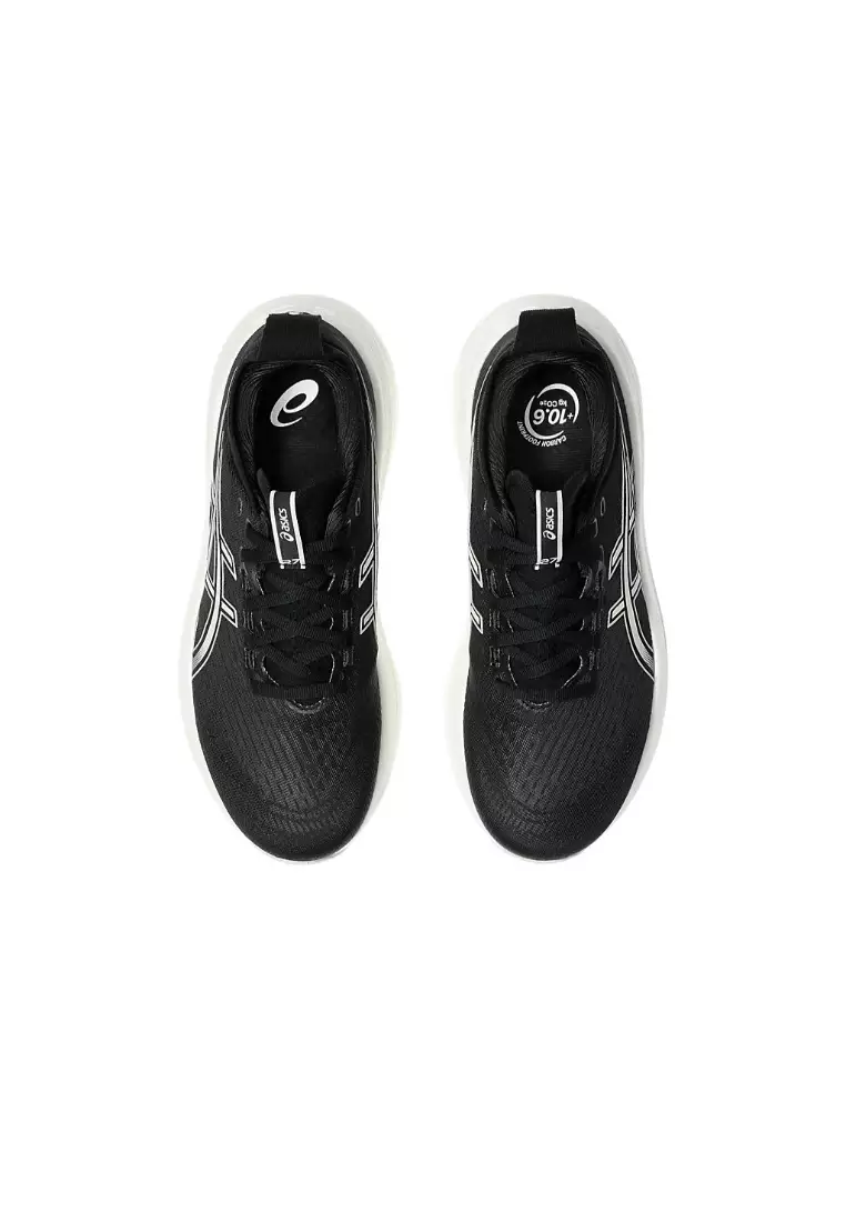 GEL-NIMBUS 27 (D WIDE) WOMEN RUNNING SHOES (BLACK)