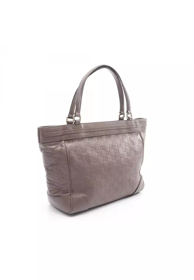 Pre-Loved Gucci mayfair gucci sima Handbag tote bag leather Dusty pink