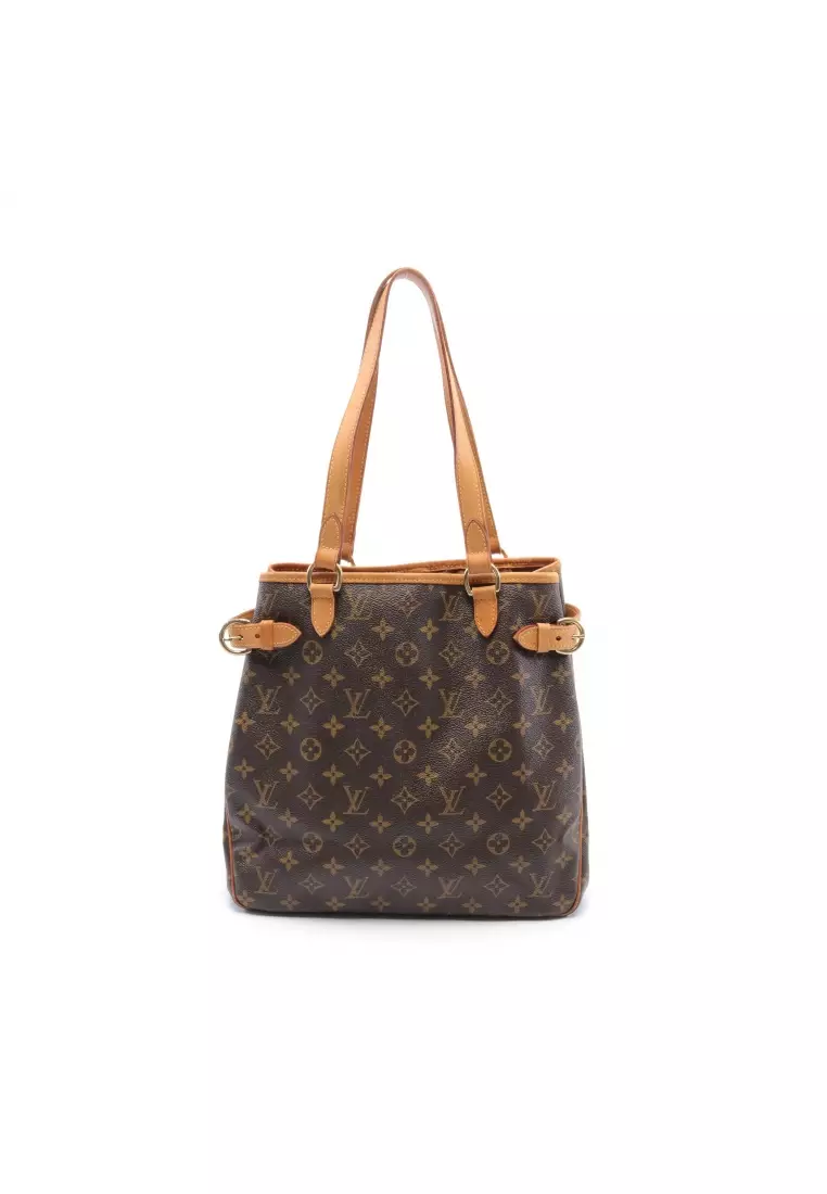 Buy Louis Vuitton Pre-loved LOUIS VUITTON Batignolles Vertical monogram  Shoulder bag tote bag PVC leather Brown 2023 Online