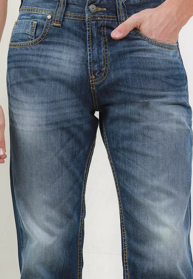 Straight Fit Denim Pants CFS069C