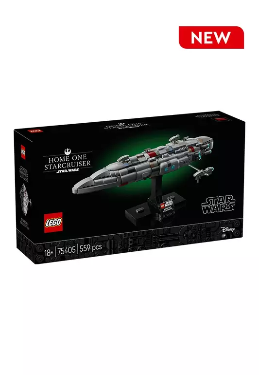 Star Wars™️ 75405 Home One Starcruiser, Age 18+, Building Blocks, 2025 (559pcs)