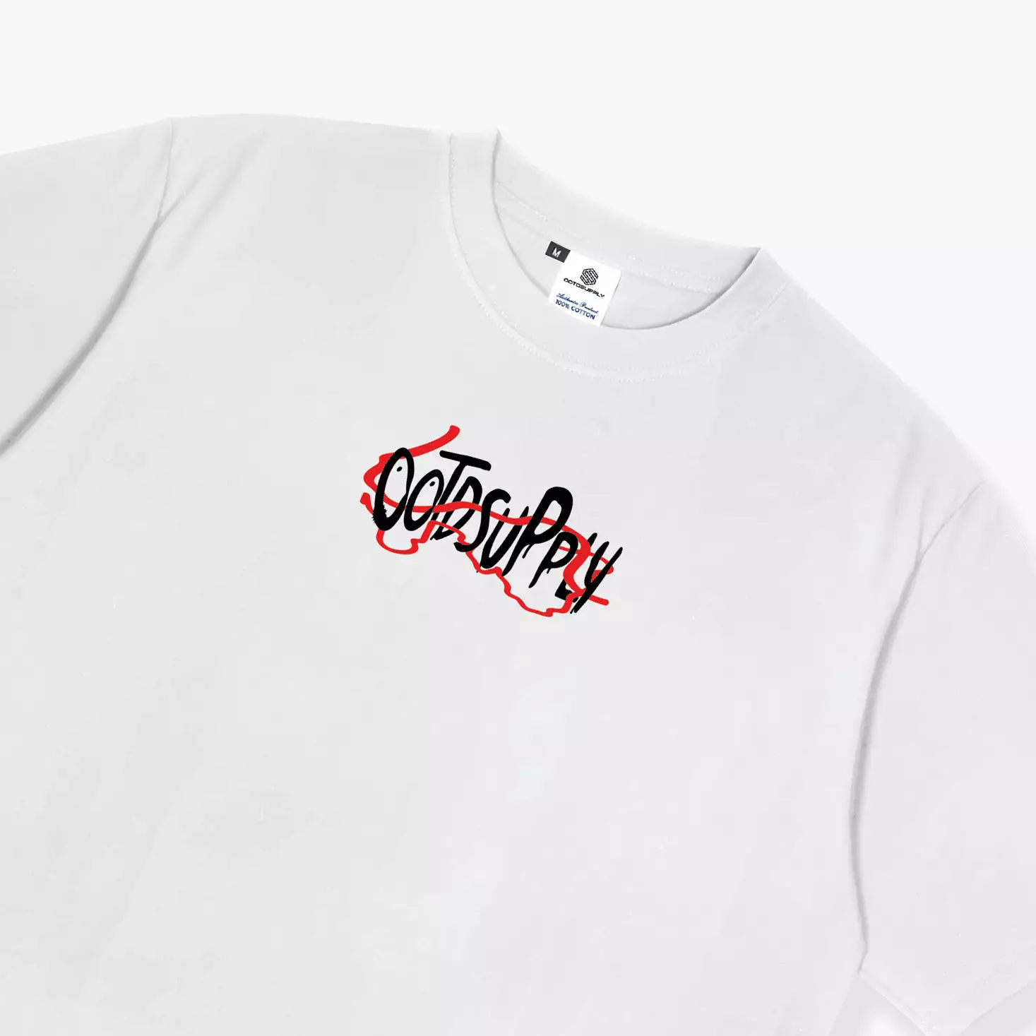 OOTDSUPPLY Reguler Tshirt 24s Antidote Black & White | Kaos Pria & Wanita TS079