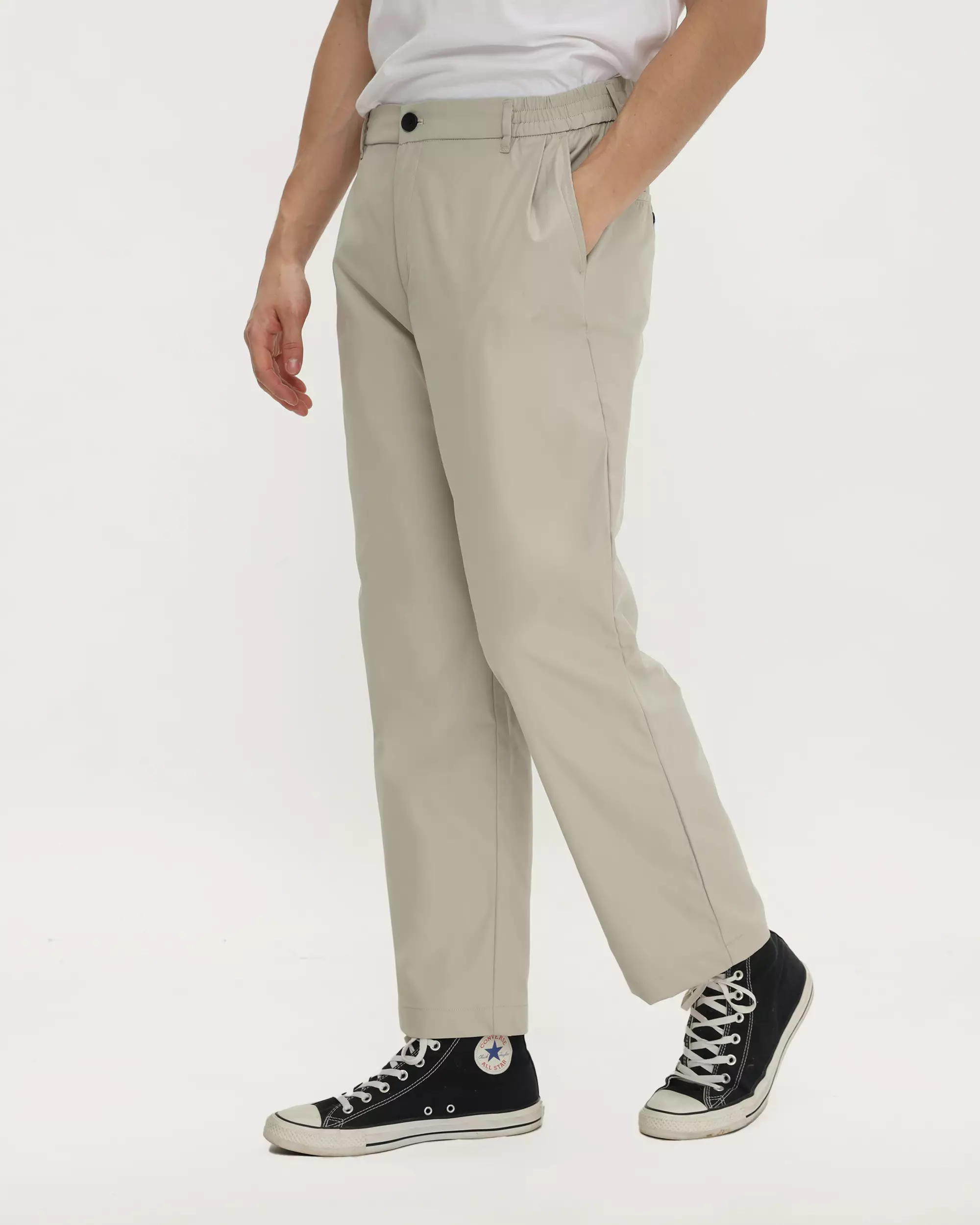 LARUSSO The Commuter - Moses Relaxed Trousers Moonstruck
