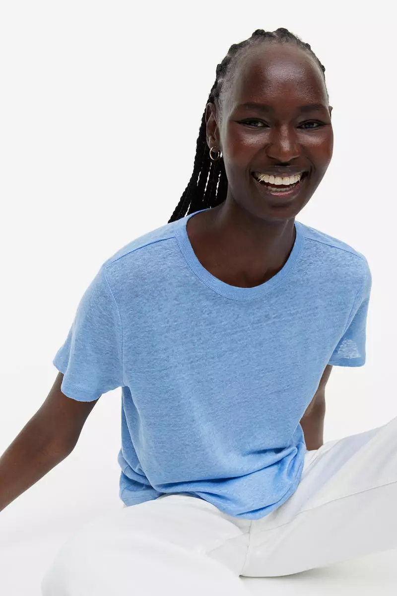 Buy H&M Linen top Online ZALORA Malaysia