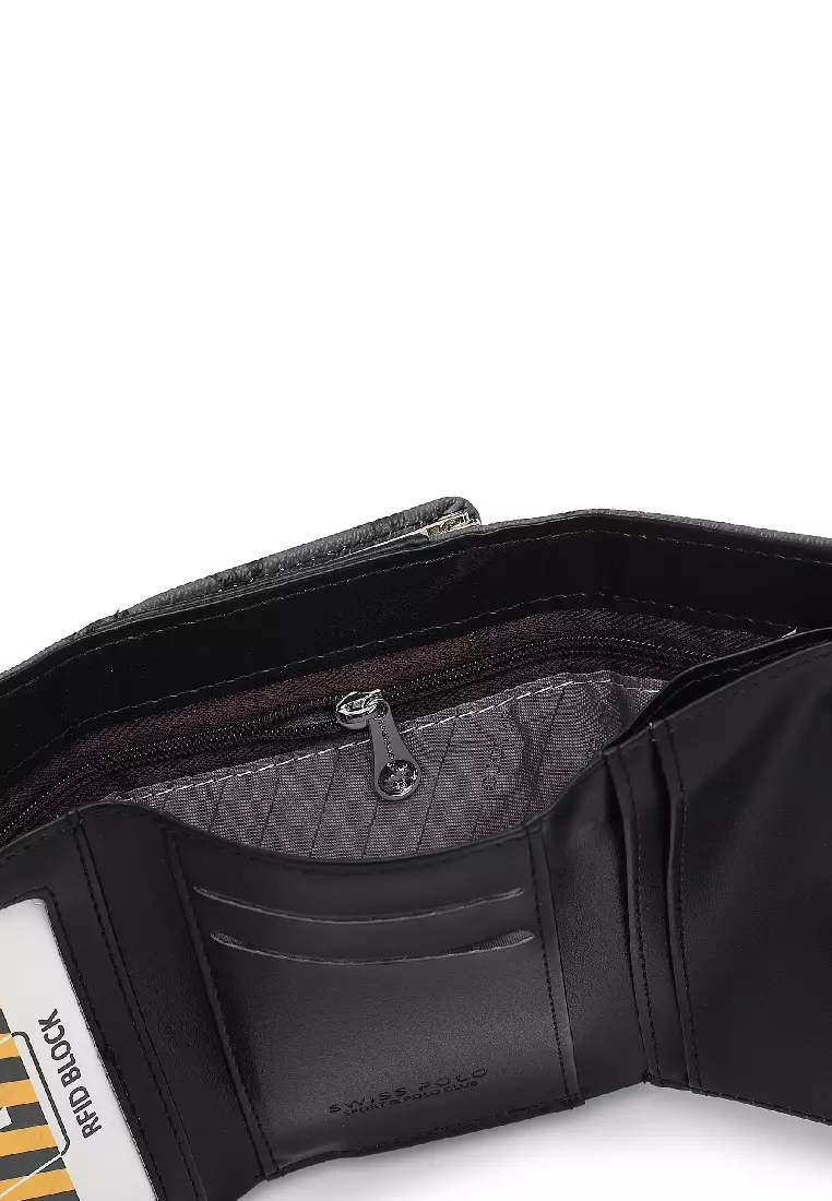 Women's Monogram Purse / Wallet - Black