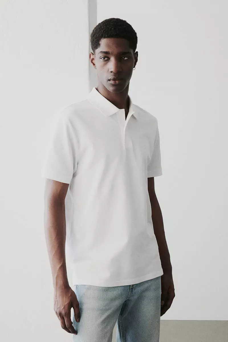 Buy H&M Regular Fit Piqué polo shirt 2024 Online | ZALORA Philippines